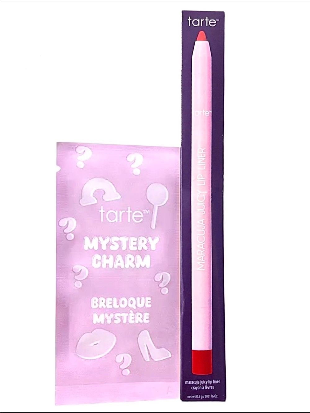TARTE Maracuja Juicy Lift Lip Liner RED Creamy Matte Hyaluronic Acid & Charm NEW